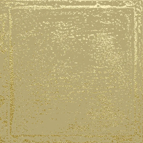 Texture Oro Fondo Astratto Oro Distress Sporcizia Basta Posizionare Motivo — Vettoriale Stock