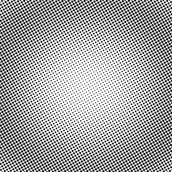 Halbtonillustration Punkte Hintergrund Schwarz Weißes Geometrisches Muster Abstrakte Vektorillustration Moderne — Stockvektor