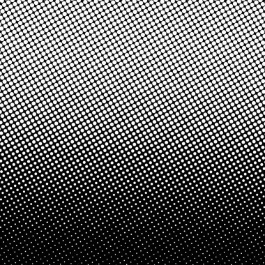 Yarı ton Illustrator. Arka plan noktalar. Siyah ve beyaz geometrik desen. Soyut vektör çizim. Modern doku.