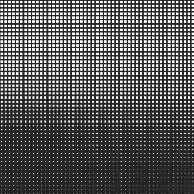 Yarı ton Illustrator. Siyah ve beyaz geometrik desen. Soyut vektör çizim. Modern doku.