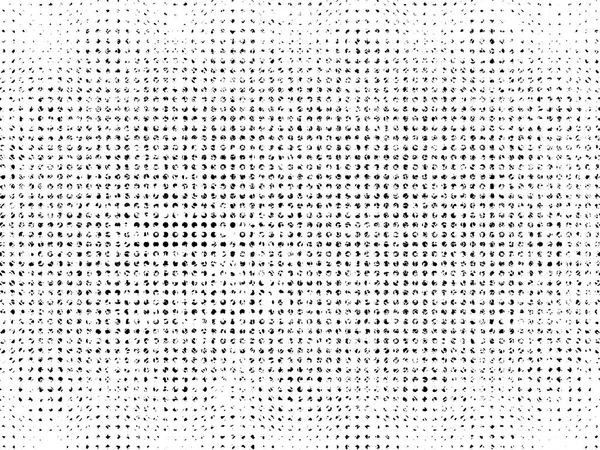 背景上的点 黑白相间的图案 抽象向量例证 现代纹理 带点的垃圾图案 — 图库矢量图片
