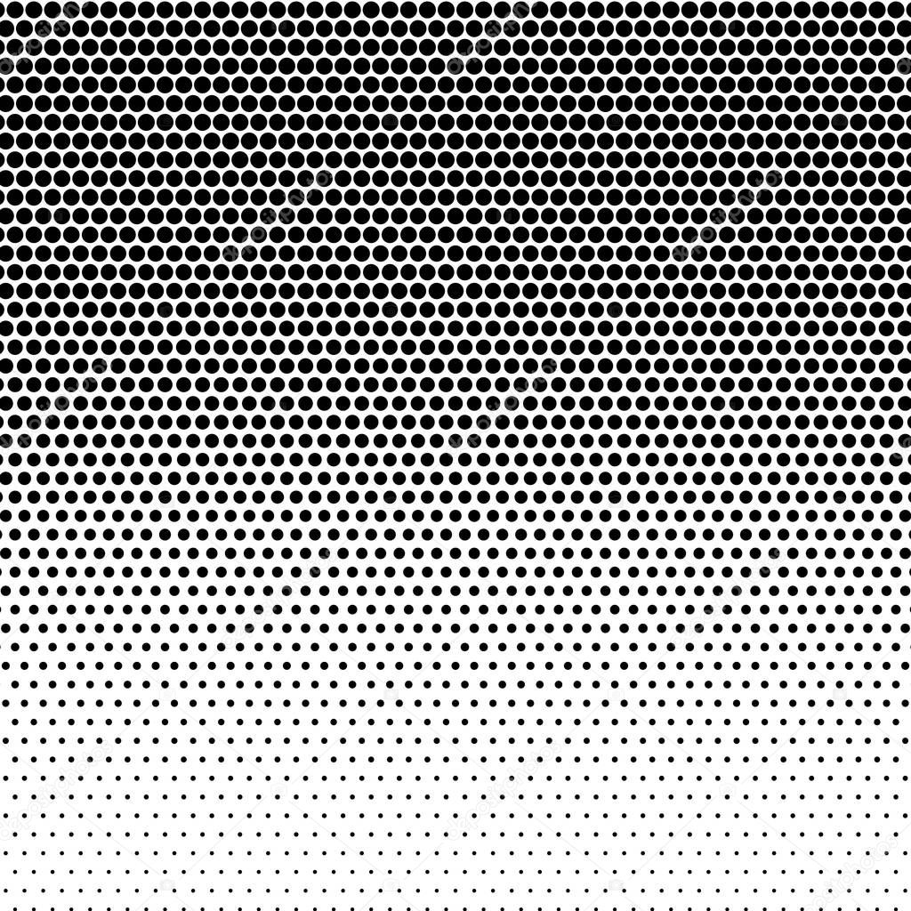 Halftone illustrator. Dots on Background. Black and white Geometric Pattern. Abstract Vector illustration. Modern Texture.