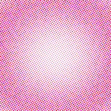 Noktalı resim illüstrasyon. Renkli geometrik desen. Soyut vektör çizim. Modern doku