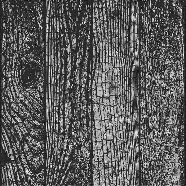 Старый Векторный Деревянный Фон Grunge Texture Реалистичная Иллюстрация Деревянных Досок — стоковый вектор