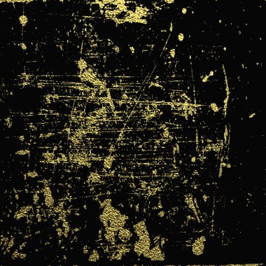 Altın doku sıkıntı. Akmak altın arka plan. Vektör çizim. Grunge arka plan. Desen çatlaklar.