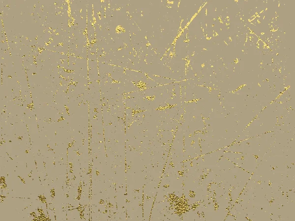 Goldene Textur Abstrakter Goldgrund Vektorillustration Grunge Hintergrund Muster Mit Rissen — Stockvektor