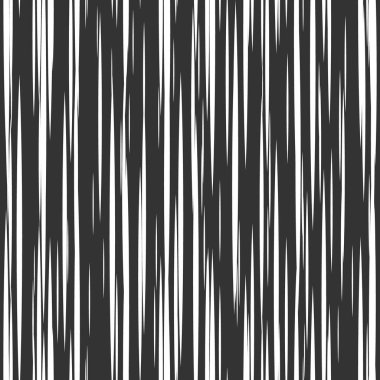 Dikey çizgi ile çizgili seamless modeli. Siyah ve beyaz moda grafik tasarım. Sıkı grafik arka plan. Retro tarzı. Duvar kağıdı, ambalaj, tekstil, kumaş için şablon. Vektör çizim.