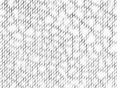 Çapraz çizgiler örtüşen ve siyah beyaz sınırlarından soyut geometrik desen. Op sanat geometrik arka plan. Sade tek renkli doku.