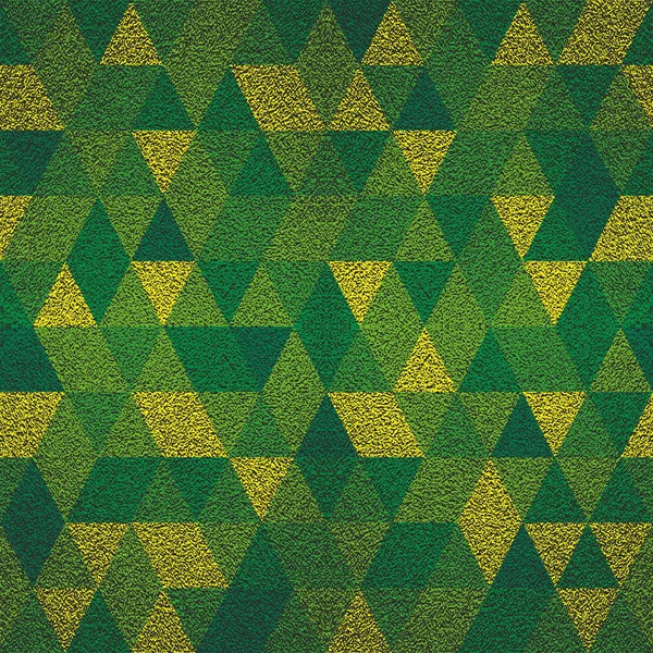 Sfondo Geometrico Astratto Con Triangoli Verde Oro Illustrazione Vettoriale Design — Vettoriale Stock