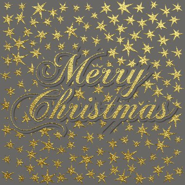 Mutlu Noeller tasarım yazı pırıltılı altın. Vektör çizim. Öğe için tebrik kartları, posterler.