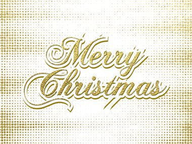 Mutlu Noeller tasarım yazı pırıltılı altın. Vektör çizim. Öğe için tebrik kartları, posterler.