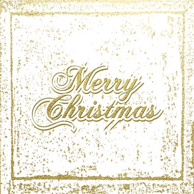 Mutlu Noeller tasarım yazı pırıltılı altın. Vektör çizim. Öğe için tebrik kartları, posterler.