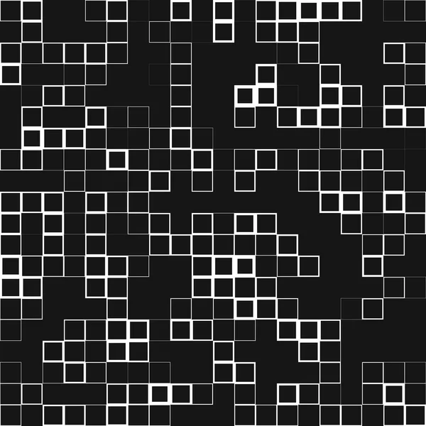 Naadloze Abstracte Achtergrond Met Vierkanten Vectorillustratie — Stockvector