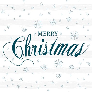 Neşeli Noel vektör çizim. Öğe için tebrik kartları, posterler.