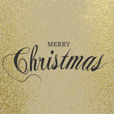 Mutlu Noeller tasarım yazı pırıltılı altın. Vektör çizim. Öğe için tebrik kartları, posterler.