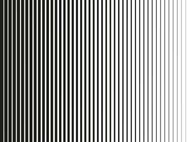 Vetical çizgi noktalı resim deseni gradient etkisi ile. Arka planlar ve stilize dokular için şablon. Beyaz arka planda siyah vektör öğeleri.