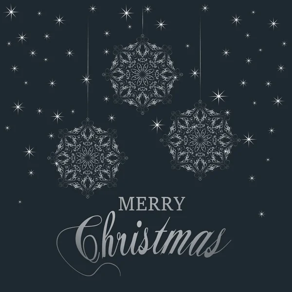 Neşeli Noel vektör çizim. Öğe için tebrik kartları, posterler.