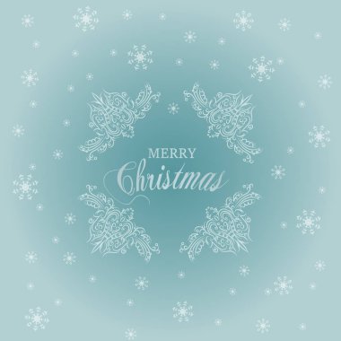 Neşeli Noel vektör çizim. Öğe için tebrik kartları, posterler.