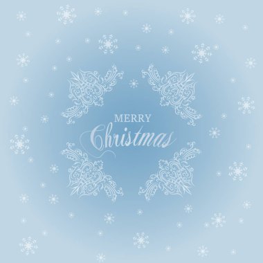 Neşeli Noel vektör çizim. Öğe için tebrik kartları, posterler.