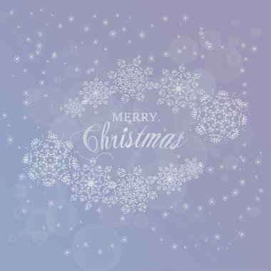 Neşeli Noel vektör çizim. Öğe için tebrik kartları, posterler.