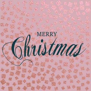 Mutlu Noeller. Metalik parlak doku. Metal rose kuvars desen. Parlak arka plan. Lüks köpüklü arka plan için tebrik kartları, posterler.