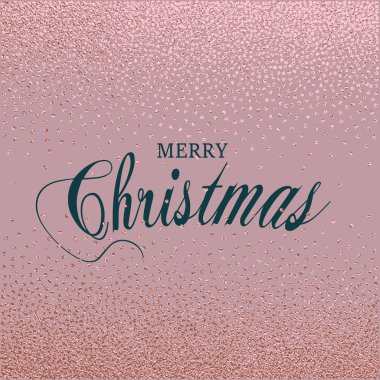 Mutlu Noeller. Metalik parlak doku. Metal rose kuvars desen. Parlak arka plan. Lüks köpüklü arka plan için tebrik kartları, posterler.