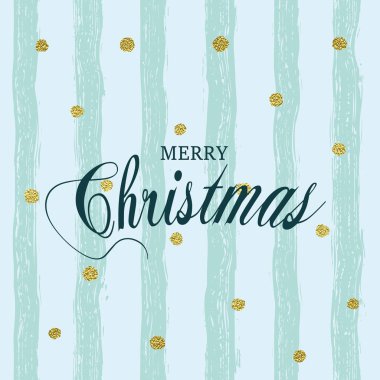 Neşeli Noel vektör çizim. Öğe için tebrik kartları, posterler.