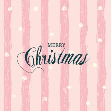 Neşeli Noel vektör çizim. Öğe için tebrik kartları, posterler.