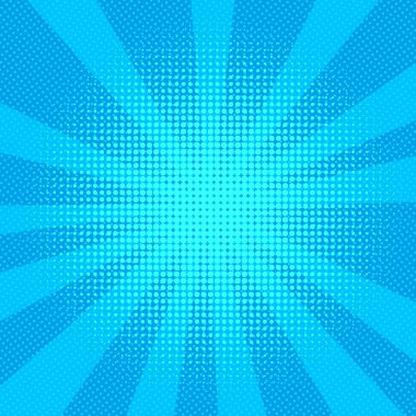 Patlama vektör çizim. Noktalı arka plan Retro pop sanat. Çizgi roman mücadele kart süper kahraman eylem çerçeve arka plan kaşe.