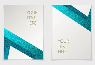 İş broşürleri tasarlamak için el ilanları, afişler sunum kapakları