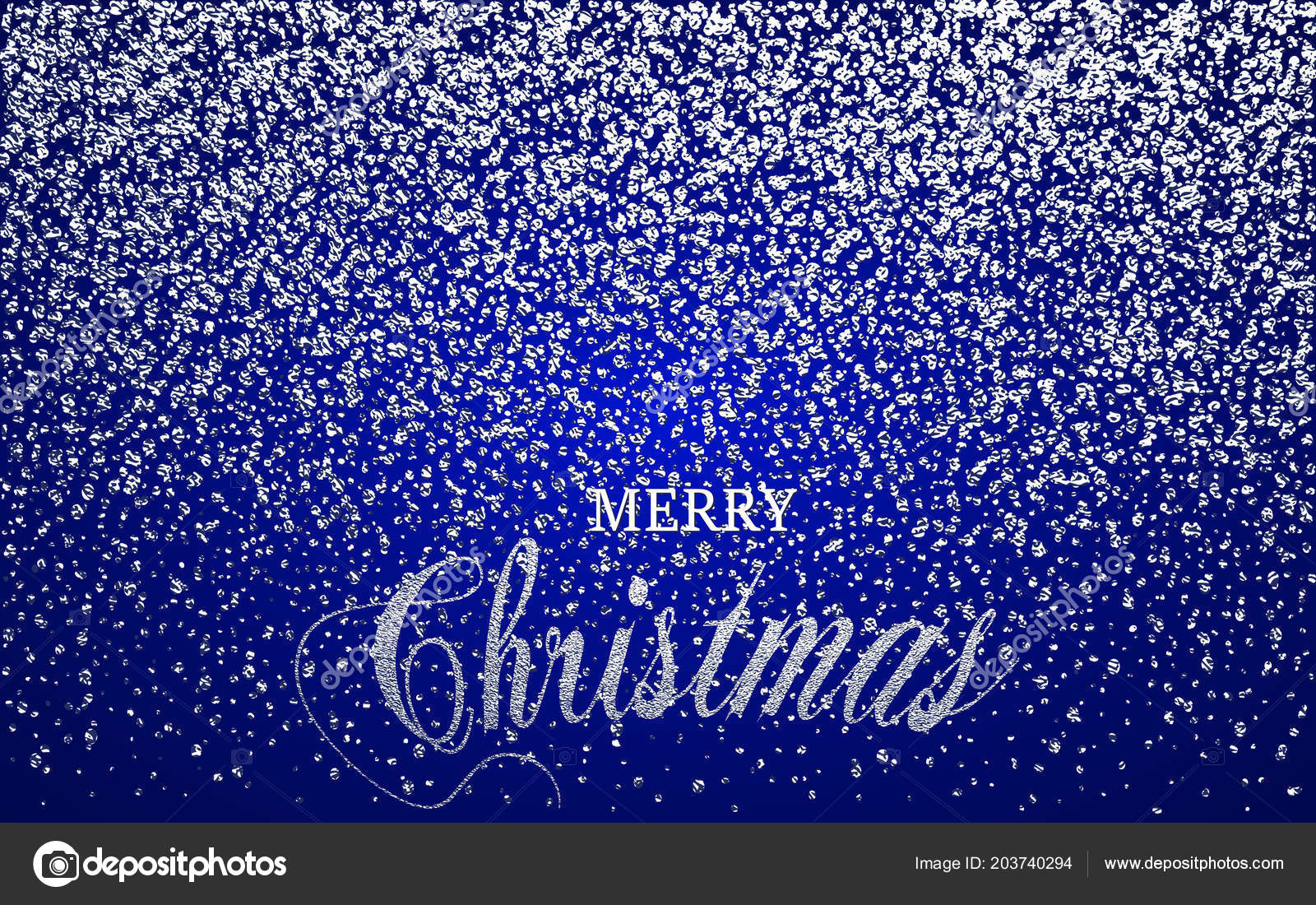 Falling snow element for greeting cards posters Merry Christmas vector illustration — Vektor od ValeriyaDor
