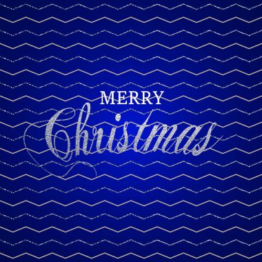 Mutlu Noeller tasarım yazı pırıltılı gümüş. Vektör çizim. Öğe için tebrik kartları, posterler.