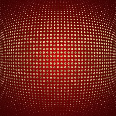 Altın parlak doku. Metal desen. Altın Festival arka plan ile dots, tebrik kartı veya kağıt ambalaj için.