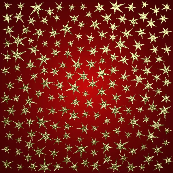 Texture Dorée Brillante Motif Métallique Fond Fête Doré Avec Étoiles — Image vectorielle