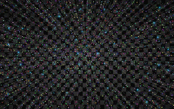 Explosion Festive Confettis Fond Pailleté Abstrait Pour Carte Invitation Éléments — Image vectorielle
