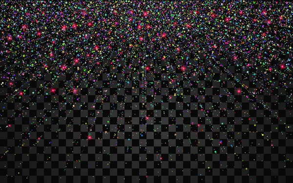 Festlig Explosion Konfetti Abstrakta Glitter Bakgrund För Kortet Inbjudan Holiday — Stock vektor