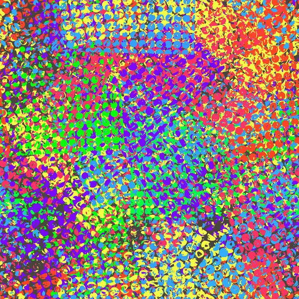 Abstraktní Vzor Bezešvé Chaotické Geometrickými Prvky Grunge Neon Texturu Pozadí — Stockový vektor