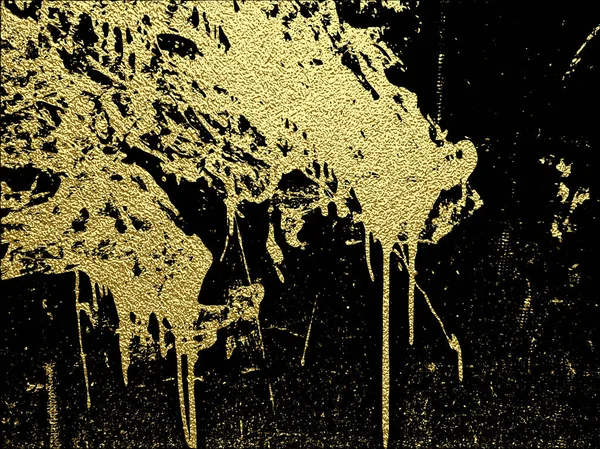 Золотой Гранж Текстуры Создания Тревожного Эффекта Патина Царапает Золотые Элементы — стоковый вектор