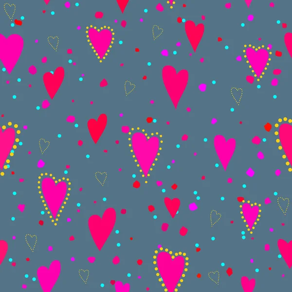 Modèle Amour Abstrait Valentines Fond Romantique Pour Emballage Papier Peint — Image vectorielle