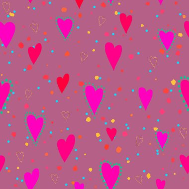 Soyut Aşk desen. Sevgililer günü romantik fon için kaydırma, duvar kağıdı, tekstil, davet, düğün kartı romantik kartı