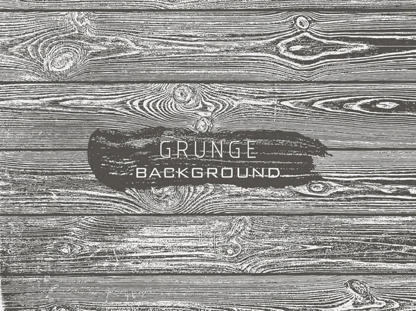 Holzbrett Grunge Textur Hölzerne Hintergrundvektorvorlage — Stockvektor