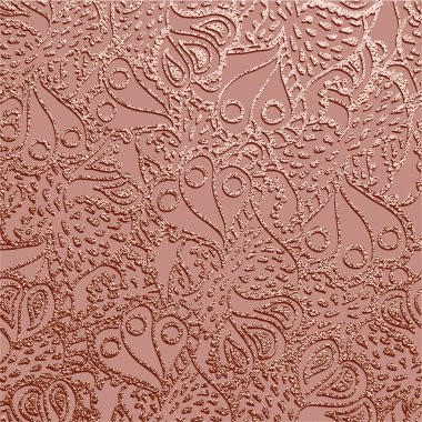 Metalik parlak parlak doku. Rose kuvars desen. Parlak arka plan. Altın pembe lüks illüstrasyon. Çiçek süsleme.