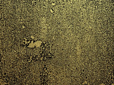 Sıkıntılı efekti oluşturmak için altın doku. Patina altın çizik öğeleri. Vintage soyut resim. Parlak kroki yüzey. Sıkıntı tahıl grafik tasarım yerleşimi.