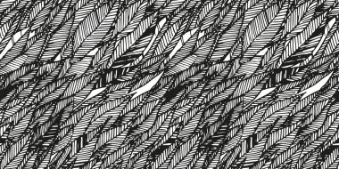 Elle çizilmiş doodle grafik desen. Sorunsuz doku. Mürekkep çizim. El arka plan yaptı. Vektör çizim