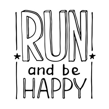 Çalışma motivasyon ifade, sloganı. Elle çalışan hakkında alıntı çizilmiş. Mürekkep yazı. Spor motivasyonel poster, afiş. Vektör çizim