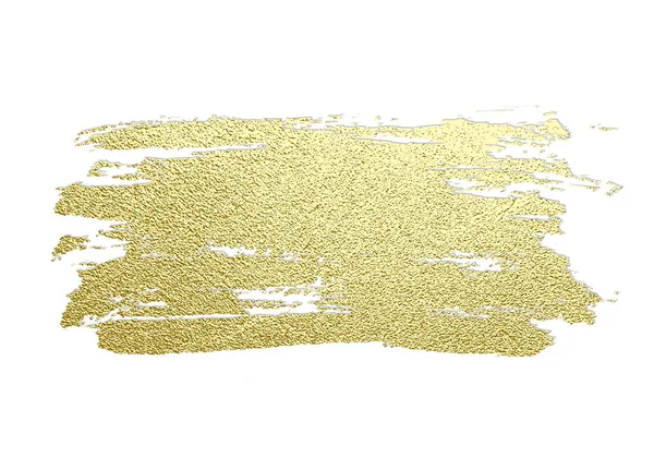 Arany Festékkel Stroke Absztrakt Arany Csillogó Texturált Illusztráció Kézzel Rajzolt — Stock Vector