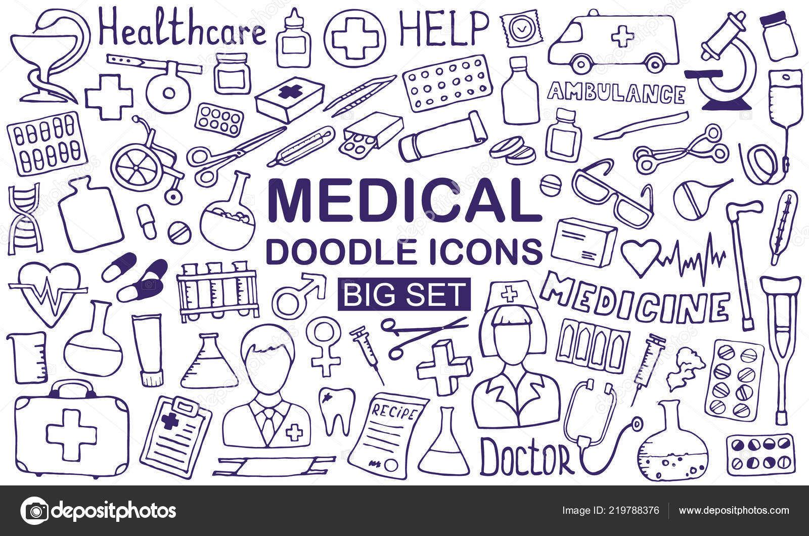 Bonita ilustração médica ícone dos desenhos animados ilustração