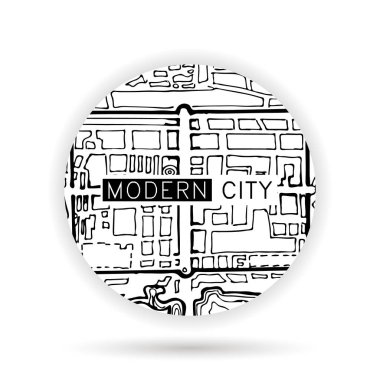 Mimari mürekkep arka plan, inşaat logo doodle ile eşleştirir. Tasarım öğesi için bir bina, mimari, tasarım, geliştirme şirketi. El çizilen çerçeve. Vektör çizim