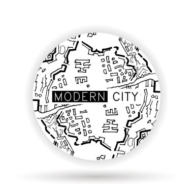 Mimari mürekkep arka plan, inşaat logo doodle ile eşleştirir. Tasarım öğesi için bir bina, mimari, tasarım, geliştirme şirketi. El çizilen çerçeve. Vektör çizim