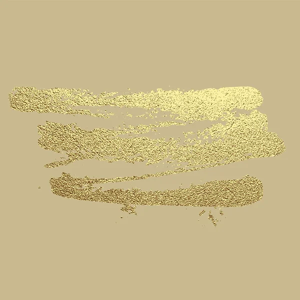 Colpo di vernice vettoriale oro. Astratto oro scintillante strutturato illustrazione d'arte . — Vettoriale Stock